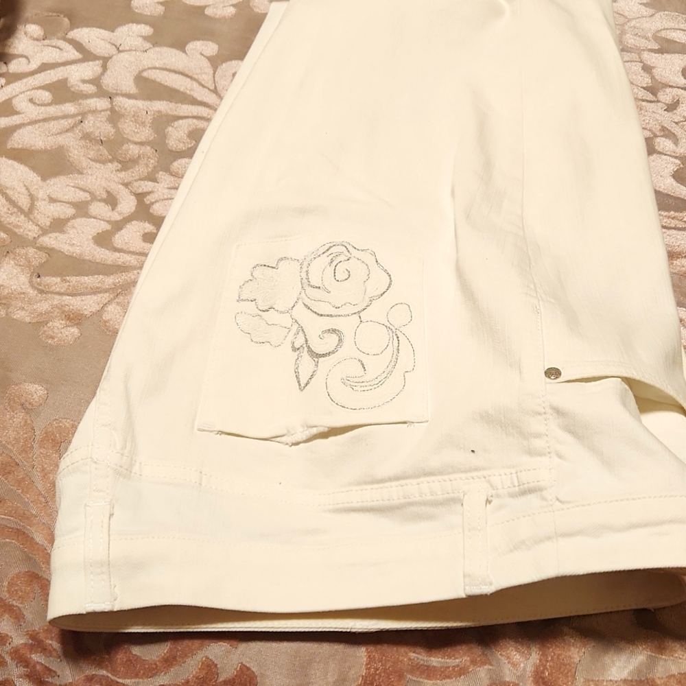 Ladies white jeans